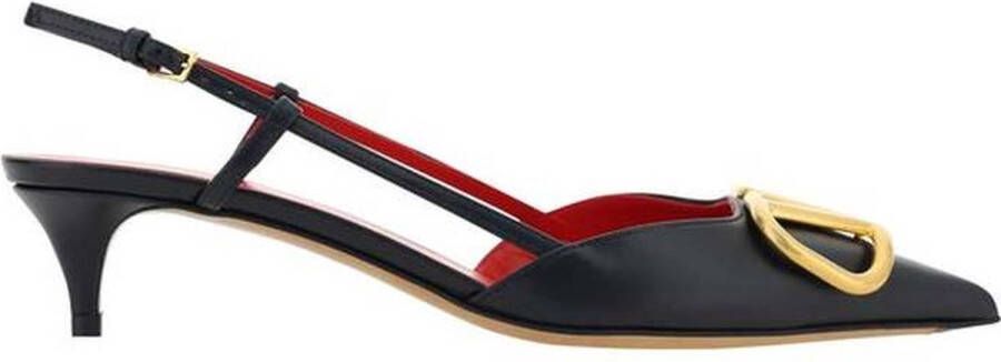 Valentino Garavani VLogo Slingback Pumps Black Dames