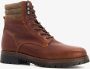 Van Beers leren heren veterboots bruin - Thumbnail 1