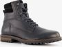 Van Beers leren heren veterboots zwart - Thumbnail 1