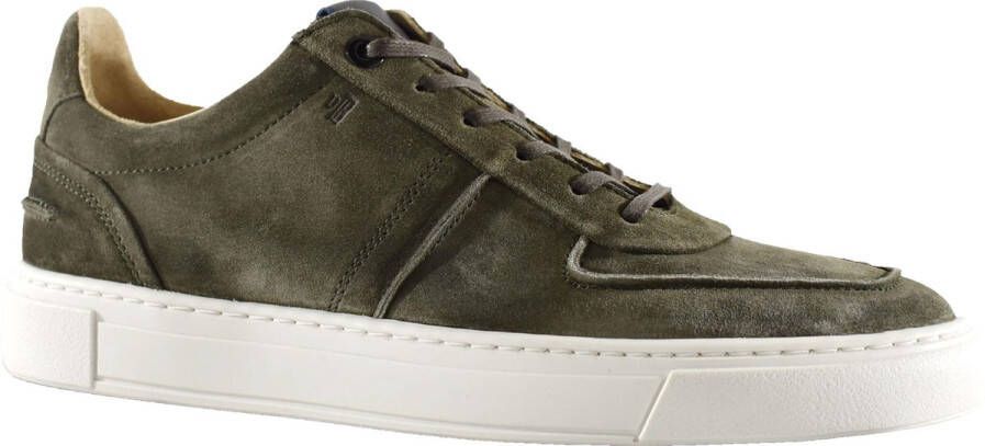 Van Bommel 16422 Lage sneakers Leren Sneaker Heren Groen
