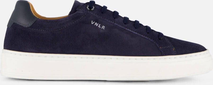 Van Lier Barossa Sneakers blauw Suede