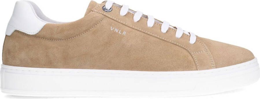 Van Lier Heren Beige suède sneakers