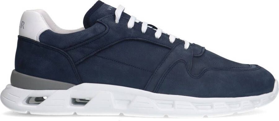 Van Lier Heren Blauwe nubuck sneakers