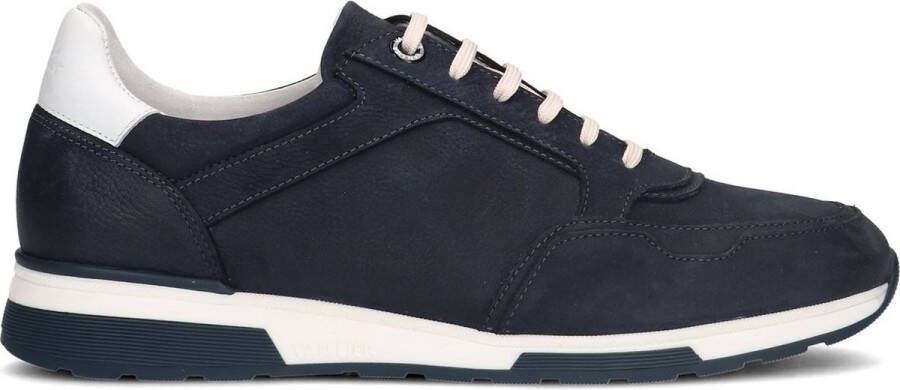 Van Lier Heren Blauwe nubuck sneakers - Foto 1