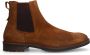 Van Lier Heren Cognac suède chelsea boots - Thumbnail 2