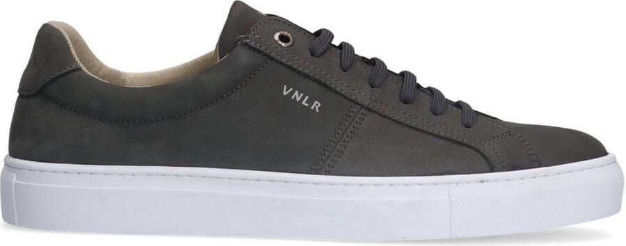 Van Lier Heren Grijze nubuck sneakers