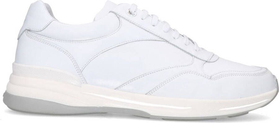 Van Lier Heren Witte leren sneakers - Foto 1