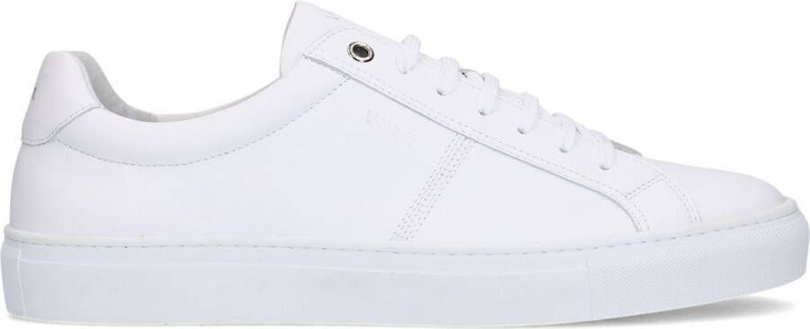 Van Lier Heren Witte leren sneakers