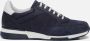 Van Lier Positano Sneakers blauw Nubuck Heren - Thumbnail 1