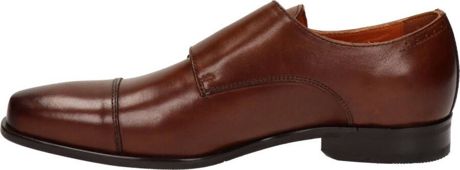 Van Lier Rhodes leren gespschoenen cognac - Foto 7