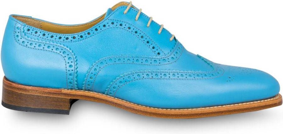 VanPalmen Quirey Nette schoenen heren veterschoen aqua goodyear-maakzijze topkwaliteit - Foto 1