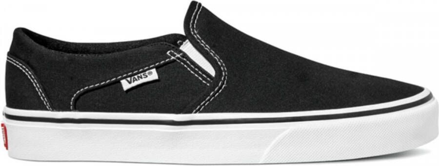 Vans WM Asher Dames Sneakers Canvas Black White