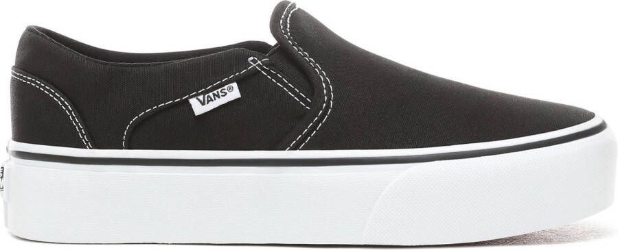 Vans Asher Platform Canvas Dames Sneakers Black