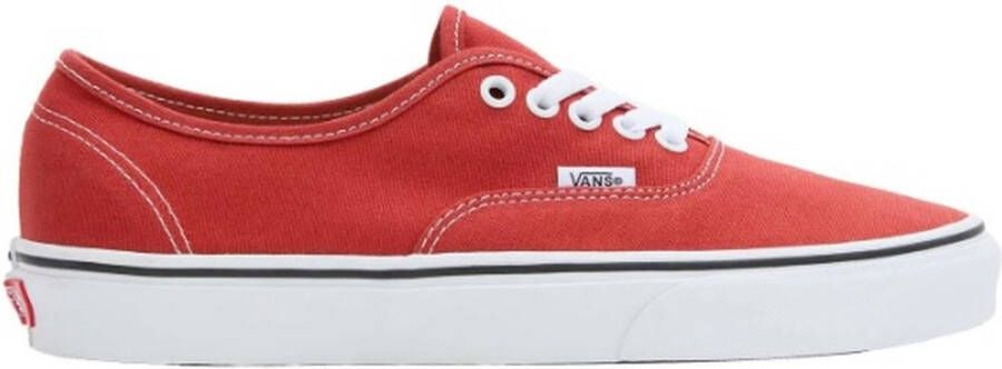 Vans Authentic Heren Sneakers Vintage Rood Bruin Casual Bossa Nova VN0009PV49X1