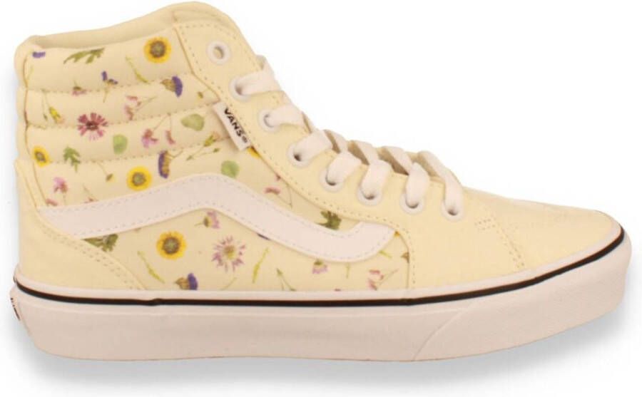 Vans Dames Filmore HI Pressed Floral Classic White BEIGE