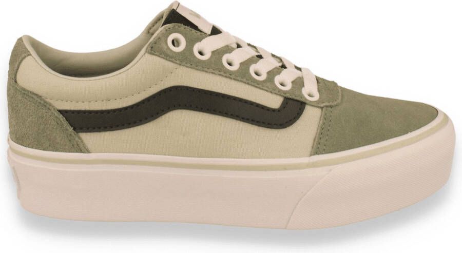 Vans Dames Sneaker Wm Ward Platform Color Block GROEN