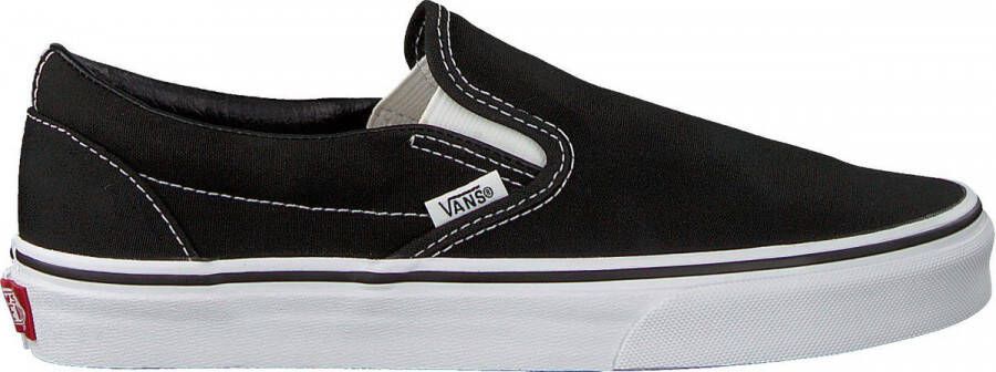 Vans Classic Slip-On Zwart Wit Dames en Heren Sneaker- VN000EYEBLK