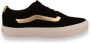 Vans Dames Wm Ward Suede Metalic Black Gold ZWART - Thumbnail 1