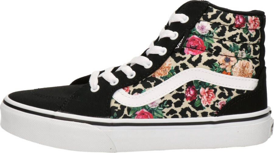 Vans Filmore Hi Floral meisjes sneaker Zwart multi