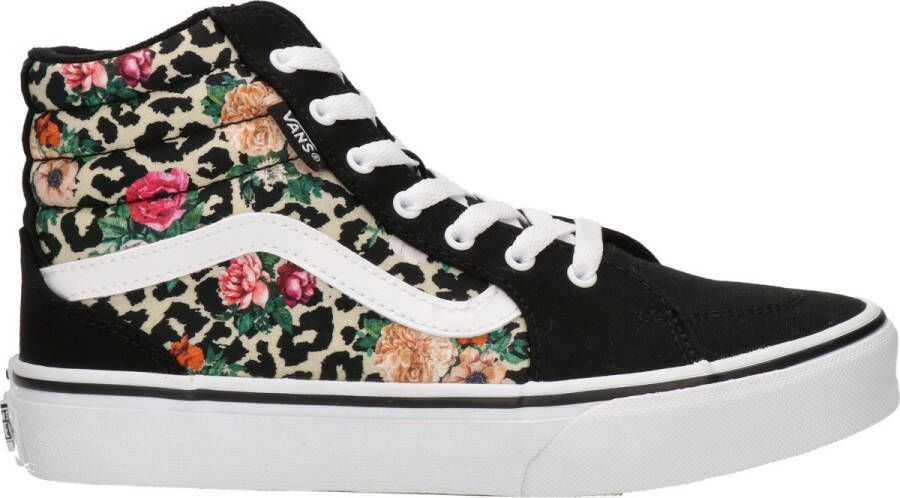 Vans Filmore Hi Floral meisjes sneaker Zwart multi