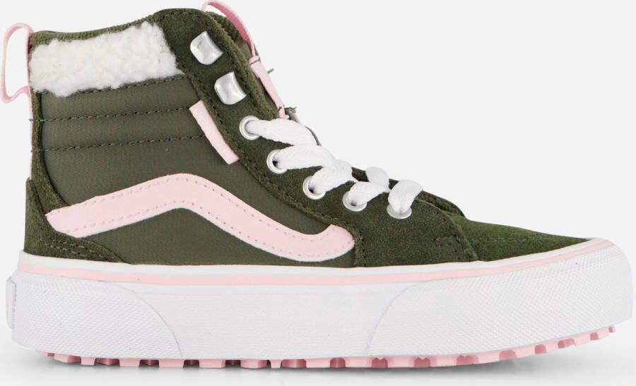 Vans Filmore Hi guard sneakers groen Suede Dames