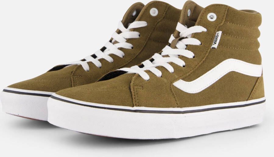 VANS Filmore Hi Guard suède sneakers donkergroen