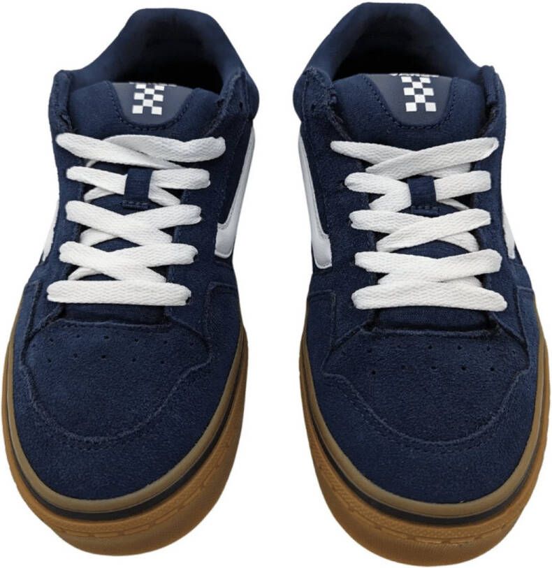 Vans Heren Sneaker Mn Caldrone Suede Dress Blues Gum BLAUW