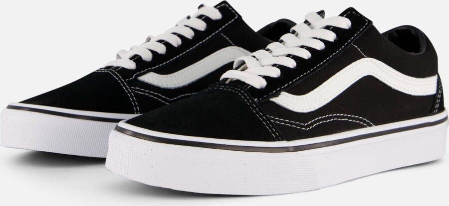 Vans Ua Old Skool Stackform Skate Schoenen suede canvas black true white maat: 40.5 beschikbare maaten:40.5 41 - Foto 3