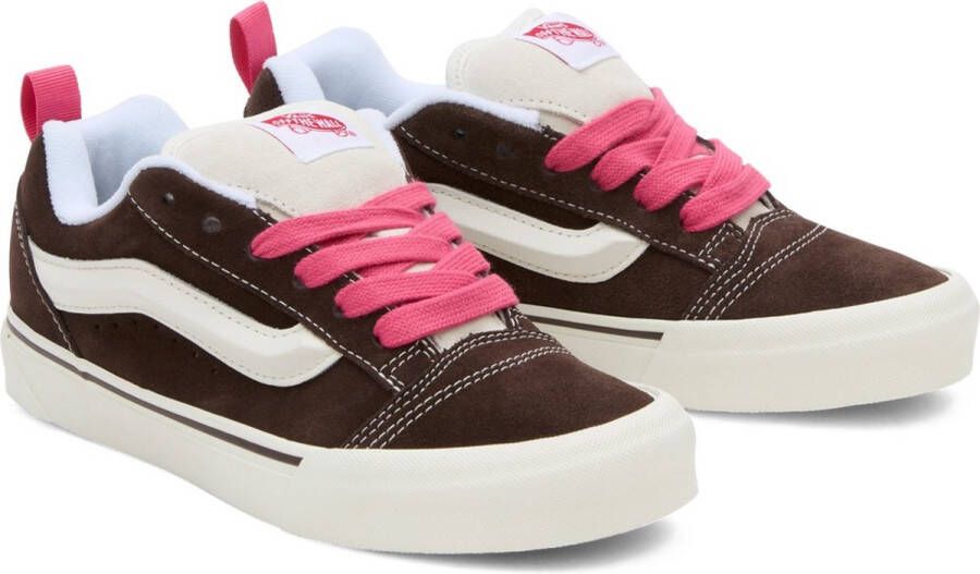 Vans Knu Skool Sneakers Dames retro color brown true white maat: 38.5 beschikbare maaten:36.5 37 38.5 39 40 36 41