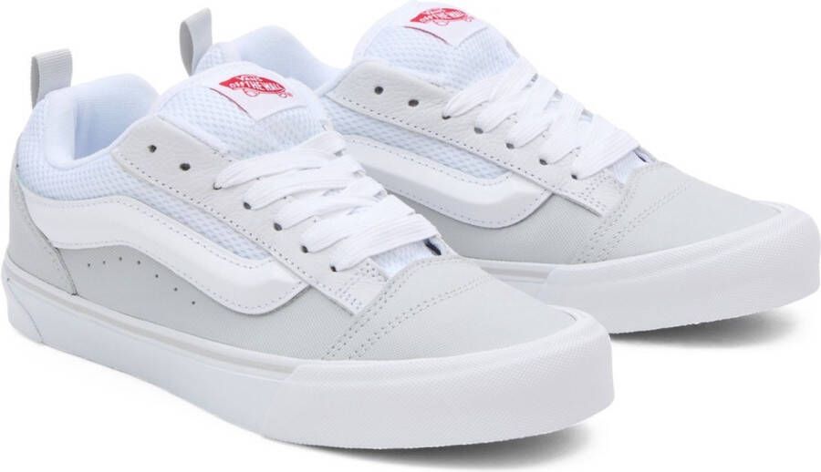 Vans Knu Skool Sneakers Schoenen retro skate white red maat: 46 beschikbare maaten:41 42.5 43 44.5 45 46 47