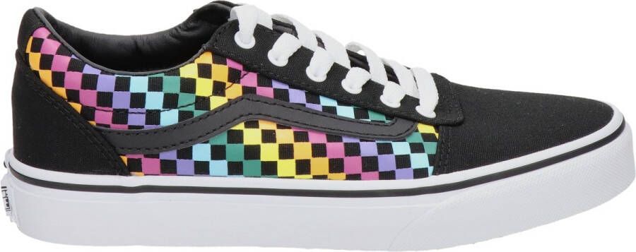 VANS Ward Rainbow Mini Check sneakers zwart multi - Foto 2