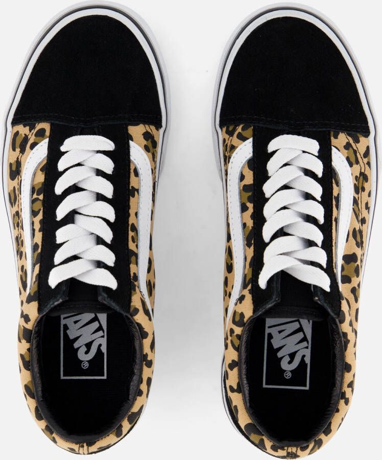 Vans Old Skool Animal Sneakers zwart Textiel Dames