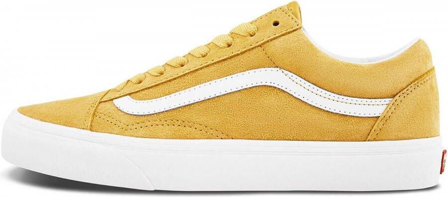 Vans Old Skool Lage Sneakers Pig Suede Honey Gold True White