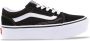 Vans Old Skool Platform sneaker zwart wit Leer Effen 32 Sneakers - Thumbnail 3