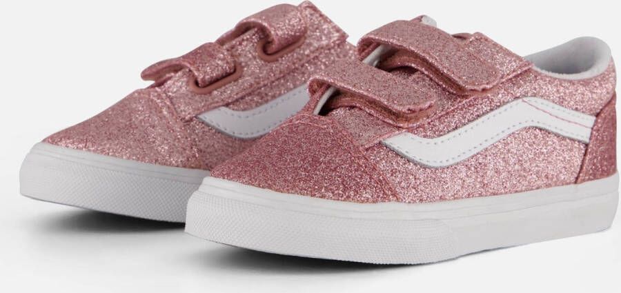 Vans Old Skool V Glitter Sneakers roze Dames