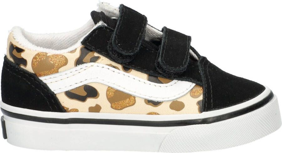 Vans Old Skool Leopard Glitter Sneakers zwart