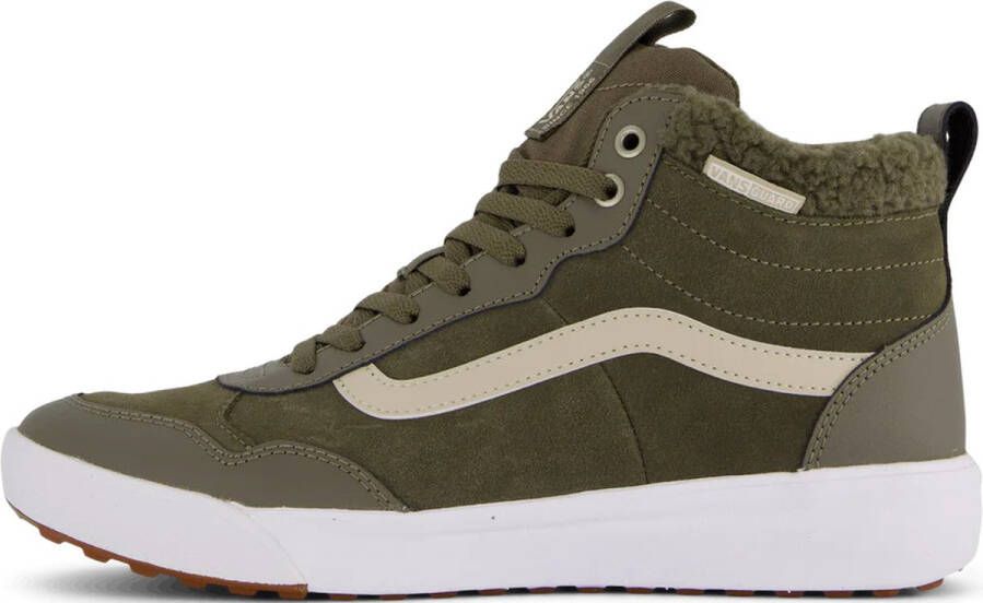 Vans Range EXP Hi Guard Dark Olive Leather-Suede