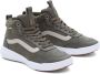 Vans Range EXP Hi Guard Dark Olive Leather Suede - Thumbnail 1