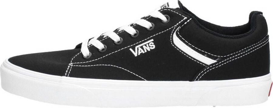 Vans Zwarte textielsneaker met verharde hiel Black Heren