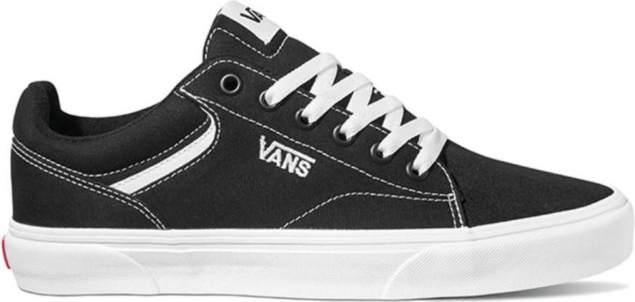 Vans Zwarte textielsneaker met verharde hiel Black Heren