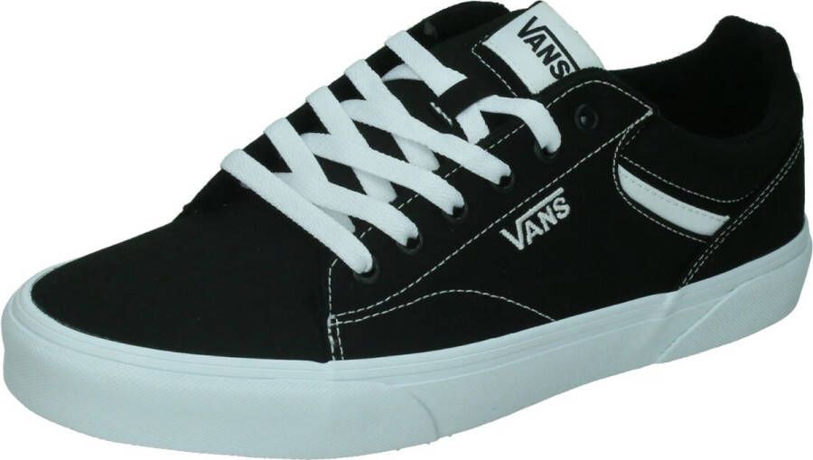 Vans Zwarte textielsneaker met verharde hiel Black Heren