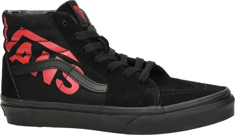 Vans SK8-Hi Logo jongens sneaker Zwart rood