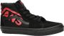 Vans SK8-Hi Logo jongens sneaker Zwart rood - Thumbnail 4