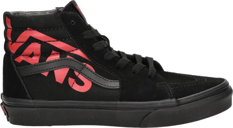 Vans SK8-Hi Logo jongens sneaker Zwart rood