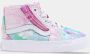 Vans SK8-Hi Side Zip Tapered Roze Peuter - Thumbnail 1