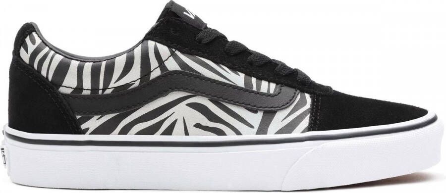 Vans Ward Zebra dames sneaker Zwart wit