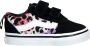 Vans Ward V sneakers zwart wit roze Meisjes Canvas Dierenprint 21 - Thumbnail 3