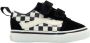 Vans Old Skool V sneakers zwart wit Jongens Meisjes Suede 23.5 - Thumbnail 1