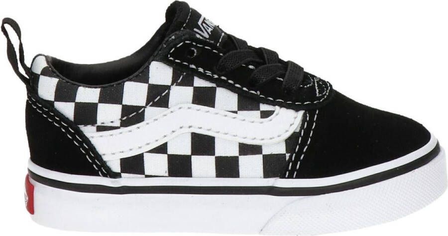 Vans TD Ward Slip On Checkered Sneakers Black True White