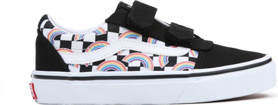 Vans MY Ward V Meisjes Sneakers Rainbow Checkerboard Multi White